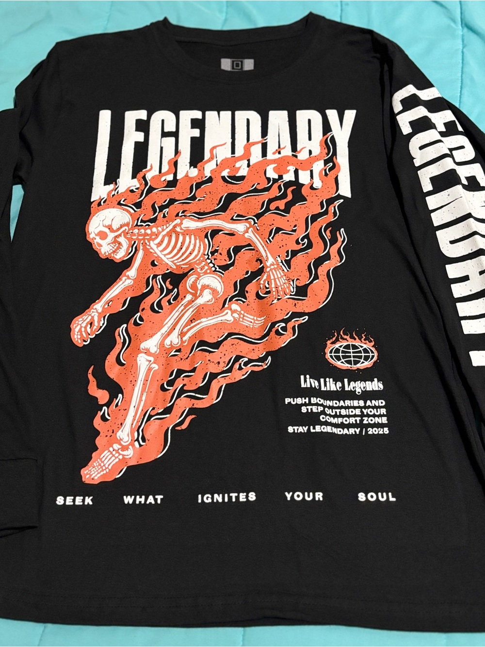NWT OG Hustle graphic tee long sleeve men’s Medium